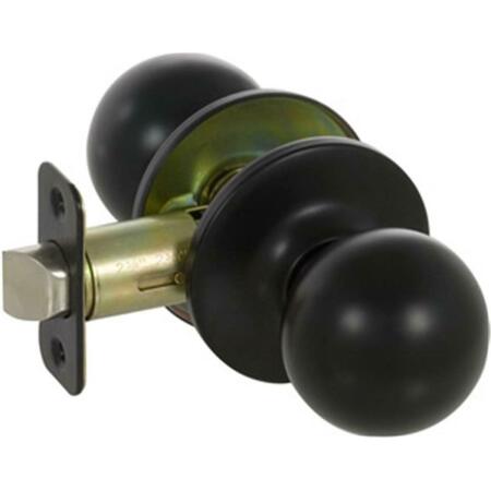 CLASSIC ACCESSORIES Fairfield Series Grade 3 Privacy Knob Set, Black VE61637